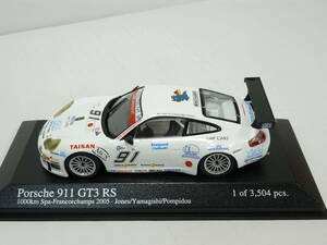 1/43　ポルシェ　 911 GT3　RS　1000km Spa-Francorchamps 　2005【ミニチャンプス】