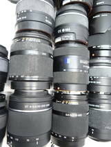 M923C SONY ソニー デジタル 一眼カメラ α 用 レンズ 大量 ２７個 SAL 75300 18200 1855 55200 1680Z 75-300mm 18-200mm 等ジャンク_画像9