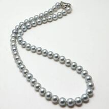 TASAKI(田崎真珠)良質!!《アコヤ本真珠ネックレス》D 7.0-7.5mm珠 34.3g 43cm pearl necklace jewelry EB0/EB0_画像5