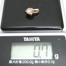 GSTV(ジーエスティーヴィー)《K18 天然ブラウンダイヤモンドペンダントトップ》D 0.7g 0.90ct diamond jewelry ジュエリー EB2/EE2_画像7