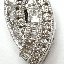 豪華!!《K18WG 天然ダイヤモンドネックレス》D 4.8g 44.5cm diamond jewelry necklace ジュエリー EE0/EE0_画像6