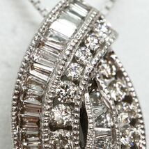 豪華!!《K18WG 天然ダイヤモンドネックレス》D 4.8g 44.5cm diamond jewelry necklace ジュエリー EE0/EE0_画像5