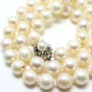 大珠!!《K14アコヤ本真珠ネックレス》D 9.0-9.5mm珠 67.2g 54cm pearl necklace ジュエリー jewelry DA0/DA