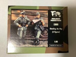 VERLINDEN PRODUCTIONS VP 1365 1/35 未組立 無塗装品 新古品 Checking the Map (2 figures) made in USA