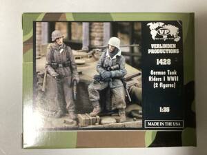 VERLINDEN PRODUCTIONS VP 1428 1/35 未組立 無塗装品 新古品 German Tank Riders I WWII (2 figures) made in USA