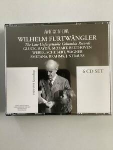 未使用 ANDROMEDA “WILHELM FURTWANGLER” “The Late Unforgettable Columbia Records” 1949/1954 6CDs ビニールパック