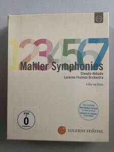 中古良品 ブルーレイディスク Claudio Abbado Lucerne/ Festival Orchestra/ Mahler Symphonies 1,2,3,4,5,6,7 4 Blu-ray Discs Region 0