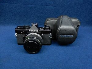 ★Camera46 OLYMPUS OM-1 183077/OLYMPUS OM-SYSTEM F.ZUIKO AUTO-S 1:1.8 f=50㎜ 184375★オリンパス/ジャンク品/消費税0円