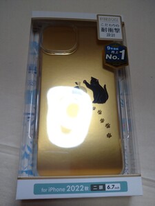 ネコ 6.7inch iPhoneケース 新品 エレコム 耐衝撃