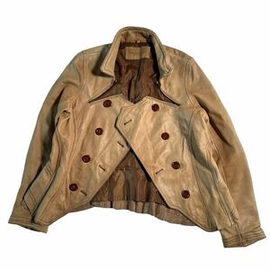 Rare Japan Label zip leather jacket Y2K goa g.o.a ifsixwasnine kmrii share spirit lgb archive TORNADO MART 14th addiction 
