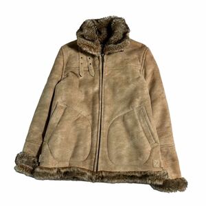 Rare Japanese Label Y2K fur jacket goa g.o.a ifsixwasnine kmrii share spirit lgb 90s archive TORNADO MART 14th addiction obelisk 