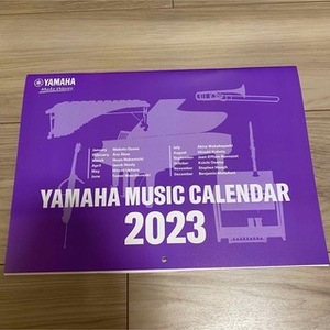 【非売品】YAMAHA MUSIC CALENDAR 2023 ヤマハ ２０２３年 カレンダー 壁掛け