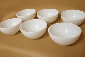 [ super-discount prompt decision!] new goods 6 point set!* milk glass : soup bowl plain microwave oven OK* heat-resisting 