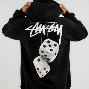 海外限定 ステューシー Stussy サイコロ Dice パーカー XL 黒