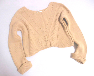  profit! prompt decision have Banner Barrett Banner Barrett yellow beige knitted sweater 38 postal 520