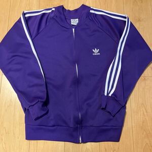 アディダス ジャージ adidas トラックジャケットビンテージ ヴィンテージ USA製 パープル 紫 希少 レアカラー 美品 Lサイズ ATP atp 