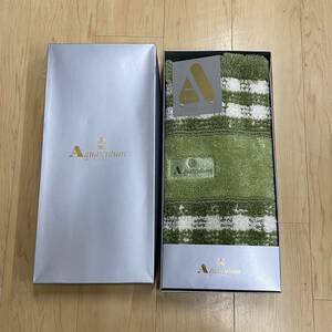 Aquascutum　アクアスキュータム　バスマット　ライトグリーン　45×75　no.122