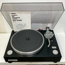 YAMAHA GT-750＜動作確認済み＞取説付き ヤマハ レコードプレーヤー ターンテーブル ※引取り可 □_画像1