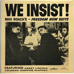 【イタリア盤 LP】MAX ROACH / WE INSIST! ウィ・インシスト! / マックス・ローチ コールマン・ホーキンスほか CANDID GJS9002 ▲