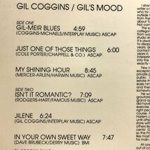 【US盤 LP】GIL COGGINS / GIL'S MOOD ギルズ・ムード / ギル・コギンス, カルヴィン・ヒル, ルロイ・ウィリアムス INTER PLAY IP-9003 ▲_画像6