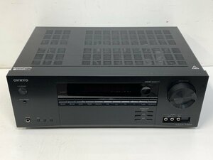 ONKYO TX-SR343＜簡易動作確認＞※リモコン欠品 オンキヨー AVレシーバー 5.1ch Bluetooth対応 AVアンプ ※引取り可 □