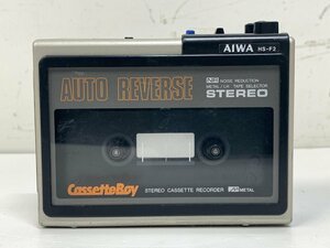 【ジャンク】AIWA HS-F2＜通電可・再生不可＞アイワ Cassette Boy カセットボーイ ポータブルカセットレコーダー □