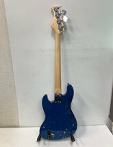 【ジャンク】Compact Bass CJB-70s ASH Active STB アクティブ エレキベース ギグバッグ付き ブルー 青 ※引取り可 □_画像3