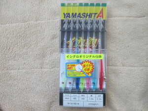 ヤマシタ イカ釣り プロサビキ さかな針KA セット １４㎝ 2段７本組