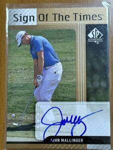 John Mallinger autograph autograph sp authentic golf Tiger Woods 