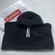 Supreme 23FW Small Box Drawcord Hooded Sweatshirt NAVY XL Box Logo Tee Tiffany & Co. Burberry 23AWシュプリーム ボックスロゴフード_画像2