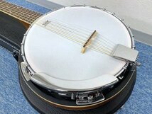 中古◆ ARIA SB-10G Guitar Banjo ◆ アリア ギターバンジョー 難有りのハードケース付属です♪_画像2
