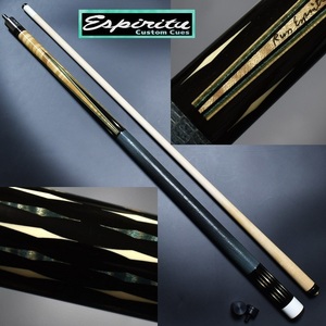 ◆Espiritu Custom Cues/エスピリチュ2005年 リザード本革 ★豪華インレイ★新品同様★