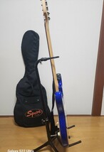 Squier by Fender strat エレキギター 　　　　　ソフトケース付き　 現状品_画像9