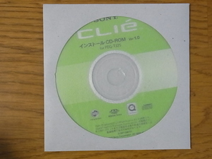 SONY ソニー CLIE クリエ インストールCD-ROM Ver 1.0 for PEG-TJ25 