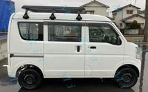 ハイルーフ車 バン用 (エブリイ ハイゼット N-VAN、ハイエース、アトレー) ①ルーフキャリア+②ルーフラック+③ホールドネット_画像10