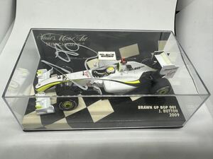 1/43 ミニチャンプス BRAWN GP BGP001 ジェンソン・バトン 2009 バトンサイン入り