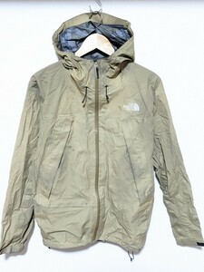 H6557AL THE NORTH FACE ザノースフェイスサイズL マウンテンパーカー ナイロンジャケット ゴアテックス ベージュ メンズ アウトドア 古着