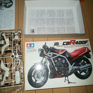 タミヤ 1/12 オートバイ シリーズ CBR400F ホンダ プラモデル ジャンク 絶版 当時物 