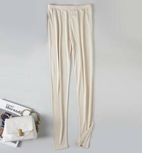  silk 100% long under pants L. color 