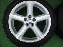 トヨタ純正 カルディナ ウイッシュ プリウス カローラツーリング 215/45R17 ブリザック バリ山 7J +45 PCD100 手渡し歓迎 (C2057)_画像4