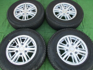 Granverd 195/80R15 107/105L LT 6J +45 PCD139.7 E25 E26 キャラバン NV350 スタッドレス ブリザック 手渡し歓迎(C2155)