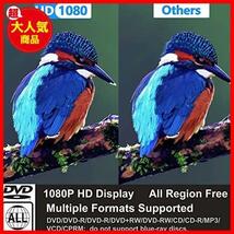DVDプレーヤー HDMI 1080Pサポート CPRM対応 DVD/CDディスクプレーヤー再生専用 RCA/HDMIケーブル付属 RCA/HDMI/USB端子搭載_画像2