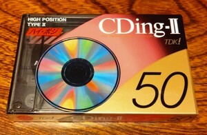 TDK カセットテープ ハイポジション CDing−II（CDing-2）50分 1本