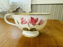 【美品】Noritake ノリタケ CYCLAMEN TOUCH シクラメンタッチ 9654 カップ&ソーサー C/S C&S 5客セット まとめて_画像4