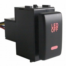 ニッサンAタイプ エルグランド E52 H22.8～現在 LED レッド/赤 ON/OFFスイッチ 増設 USB スイッチ ホールカバー 電源 オルタネイト_画像1