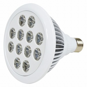 アクアリウム 電球 12 LED 青8/紫外線4 水槽 用 24W スポット ライト E26 照明 交換 植物育成 水草 サンゴ 熱帯魚 照射角90度