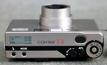 １円～【コンパクトカメラ】極美品 コンタックス CONTAX T3 Carl Zaiss Sonnar 28/35 T ※ DATA BACK付 純正ケース フィルム 　 　_画像4