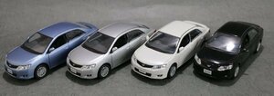 １円～【ミニカー】非売品 1/30 TOYOTA トヨタ ALLION アリオン 4色 4台 セット 販売店展示用 カラーサンプル　