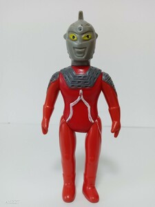 約14cm 当時物 ブルマァク ウルトラセブン ミドルサイズ ソフビ 円谷プロ/昭和レトロ/アンティーク/人形 マルサン 特撮