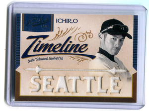 2011 Playoff Prime Cuts Timeline Materials Custom Die-Cut City Name #23 Ichiro Jersey イチロー ジャージ 25枚限定